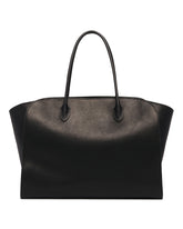 Black Marlo XL Leather Bag | PDP | Antonia