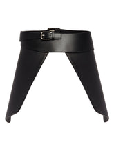 Black Leather Belt with Removable Panels - Women's accessories | PLP | Antonia