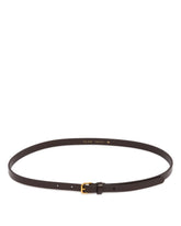 Brown Mini Leather Belt - Women's accessories | PLP | Antonia