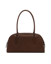 Brown Leather E/W India Bag | PDP | Antonia