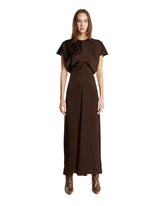 Brown Soft-Waist Dress | PDP | Antonia
