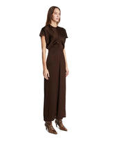 Brown Soft-Waist Dress | PDP | Antonia