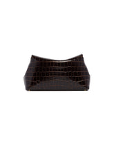 Brown T-Lock Leather Bag | PDP | Antonia