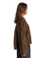 Green Boxy Alpaca Sweater | PDP | Antonia