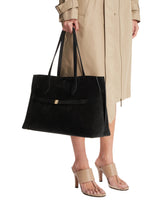 Tote Lounge In Suede Nera | PDP | Antonia