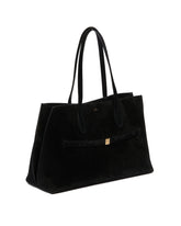 Tote Lounge In Suede Nera | PDP | Antonia