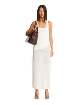 White Long Knit Skirt | PDP | Antonia