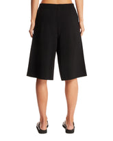 Black Knit Shorts | PDP | Antonia