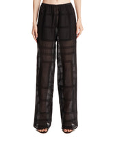 Black PJ Monogram Pants | PDP | Antonia