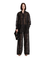 Black PJ Monogram Pants | PDP | Antonia