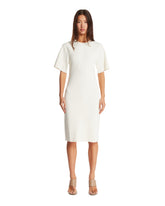 White Viscose Dress | PDP | Antonia