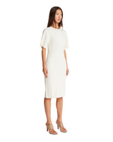 White Viscose Dress | PDP | Antonia