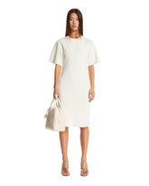 White Viscose Dress | PDP | Antonia