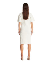 White Viscose Dress | PDP | Antonia