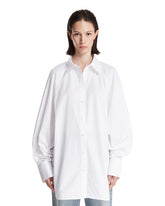 White Oversized Cotton Shirt | PDP | Antonia