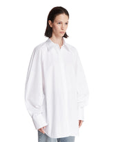 White Oversized Cotton Shirt | PDP | Antonia