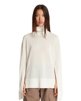 White High-Neck Knit Top | PDP | Antonia