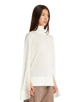White High-Neck Knit Top | PDP | Antonia