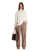 White High-Neck Knit Top | PDP | Antonia