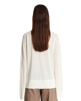 White High-Neck Knit Top | PDP | Antonia