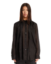Black Double Collar Shirt | PDP | Antonia