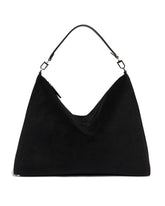 Borsa In Suede Bevel Nera | PDP | Antonia