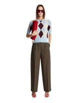 Pantaloni Sartoriali Ampi Verdi | PDP | Antonia