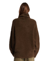 Brown Boucle Sweater | PDP | Antonia