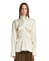 White Slouchy Blouse | PDP | Antonia