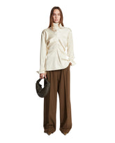 White Slouchy Blouse | PDP | Antonia