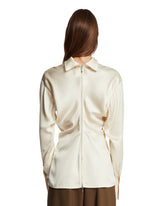 White Slouchy Blouse | PDP | Antonia