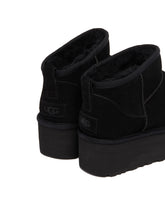 Black Classic Ultra Mini Platform Boots | PDP | Antonia
