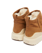 Chestnut Brown Heritage Utility Mini Boots | PDP | Antonia