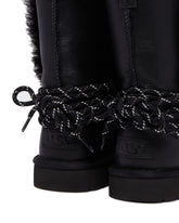 Black Classic Bailey Tie Leather Boots | PDP | Antonia