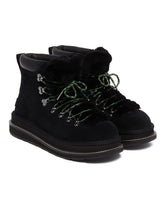 UGG X Sacai Stivaletti Hiker In Pelle Neri | PDP | Antonia