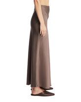 Gray Michelle Silk Skirt | PDP | Antonia