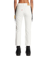 White Cropped Jeans with Embellishments | PDP | Antonia