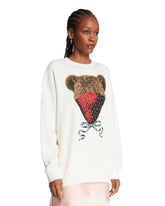 White Printed Sweatshirt | PDP | Antonia