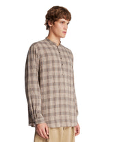 Beige Checked Shirt | PDP | Antonia