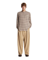 Beige Checked Shirt | PDP | Antonia