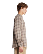 Beige Checked Shirt | PDP | Antonia