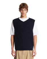 Blue V-Neck Vest | PDP | Antonia