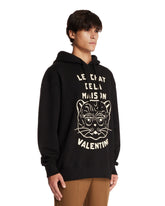 Black Le Chat de la Maison Hoodie | PDP | Antonia