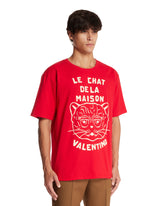 Red Le Chat de la Maison T-Shirt | PDP | Antonia