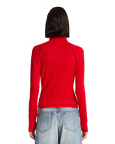 Red Turtleneck Sweater | PDP | Antonia
