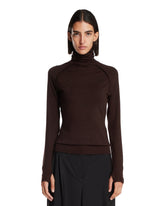 Brown Turtleneck Sweater | PDP | Antonia