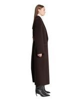 Brown Wool Long Coat | PDP | Antonia