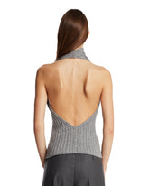 Gray High-Neck Top | PDP | Antonia