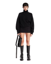 Black Stretch Mini Skirt | PDP | Antonia