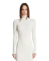 White High-Neck Top | PDP | Antonia